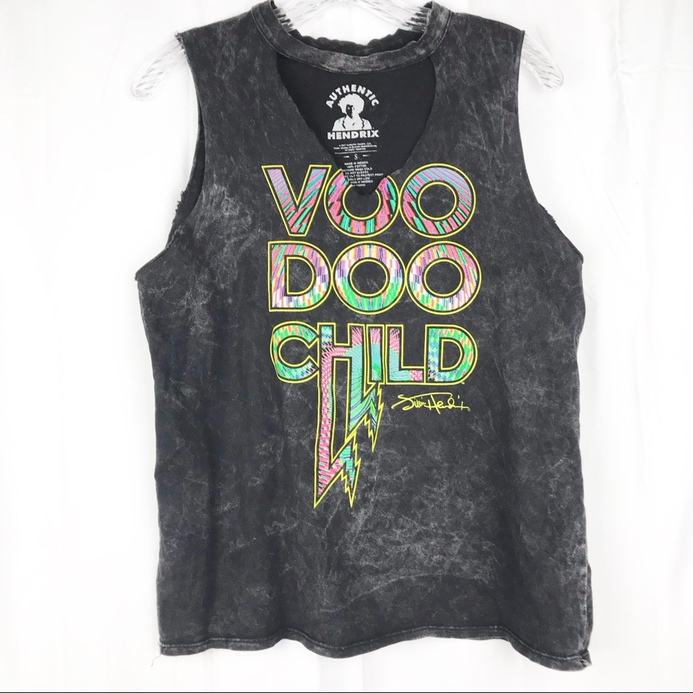 Jimi Hendrix Sleeveless Graphic Band T-Shirt Sz S